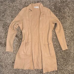 Elegant Tan Women's Cardigan